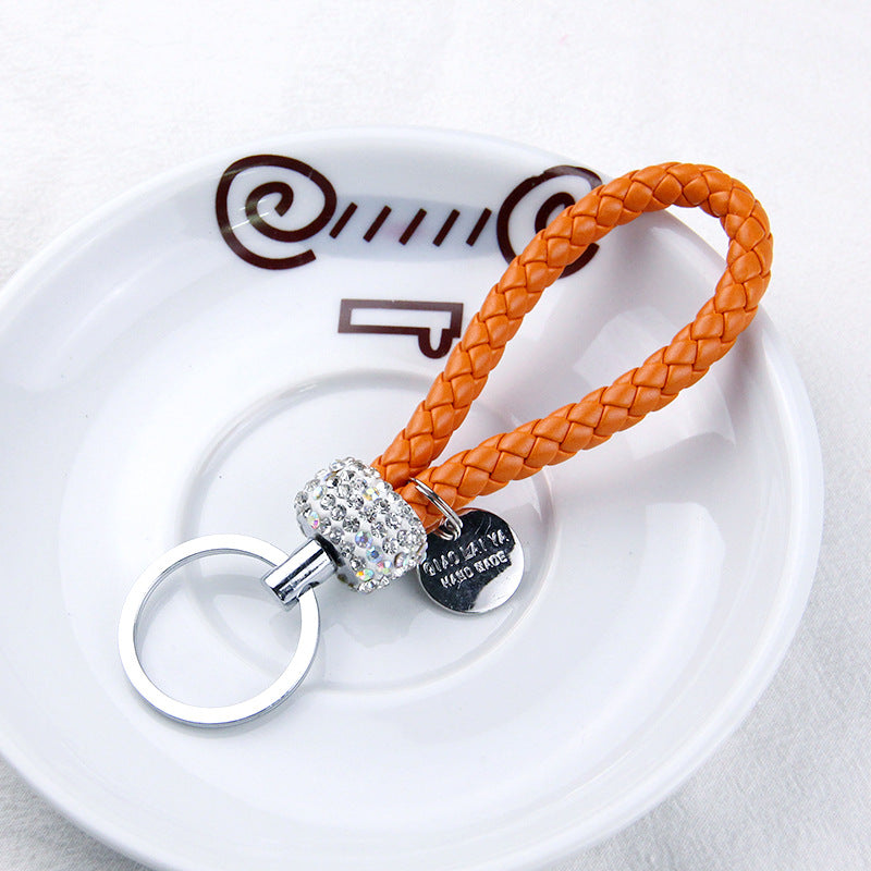 Wholesale Alloy Diamond Inlaid Water Diamond Metal Keychain